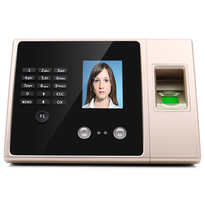 Staff Clock In Biometrics Face Recognition Fingerprint Attendance Machine Speed ​​Accurate And Clear 200*110*125mm